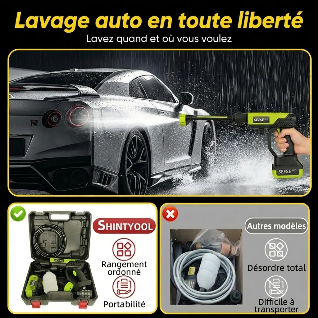 Seese Pro™ - Nettoyeur Ultra Puissant Sans Fil - Image 3