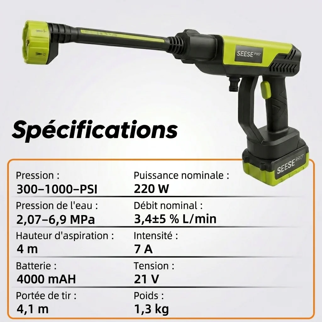 Seese Pro™ - Nettoyeur Ultra Puissant Sans Fil - Image 5